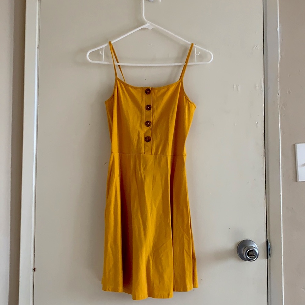 Yellow summer dress